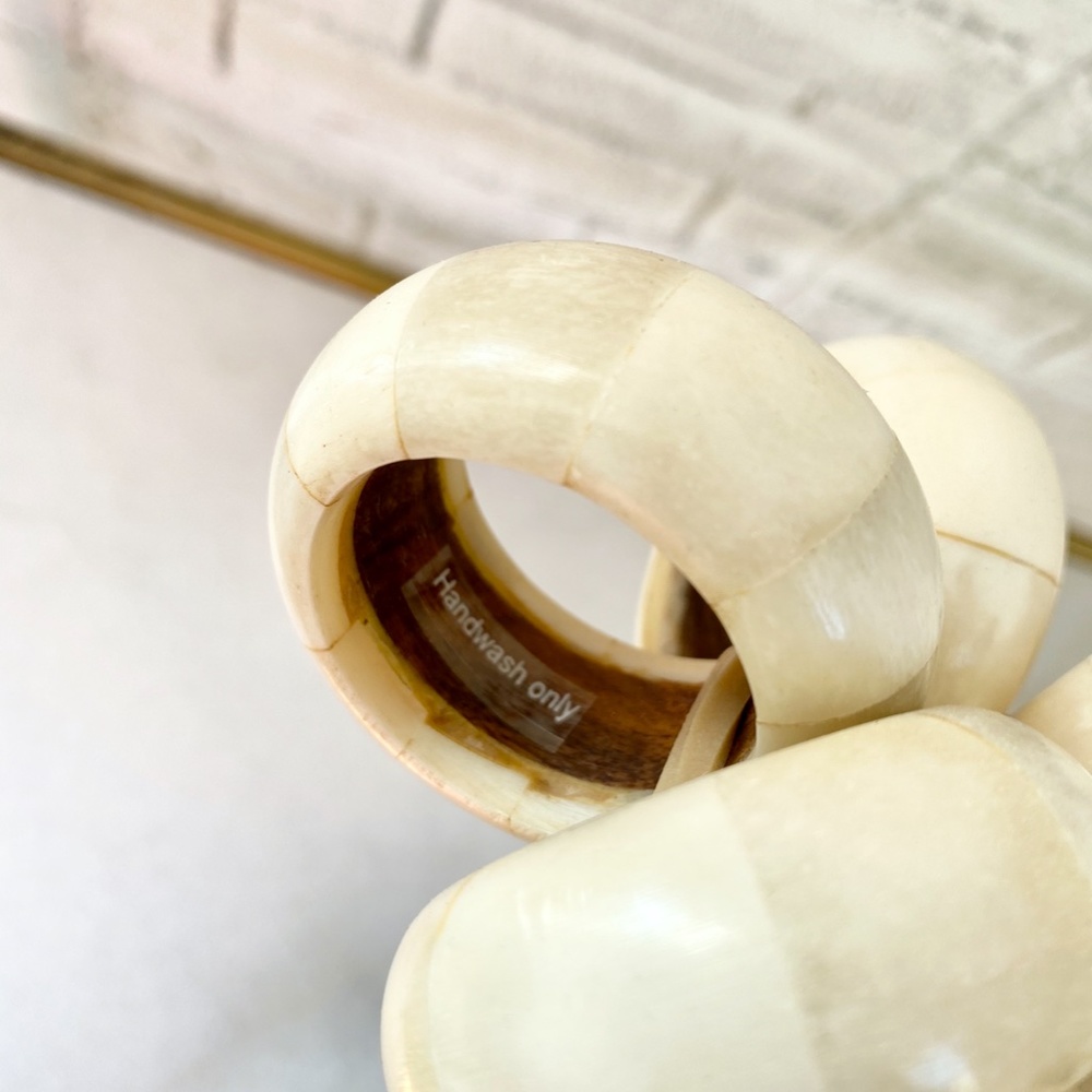 Bone Napkin Rings - Picture 2 of 8